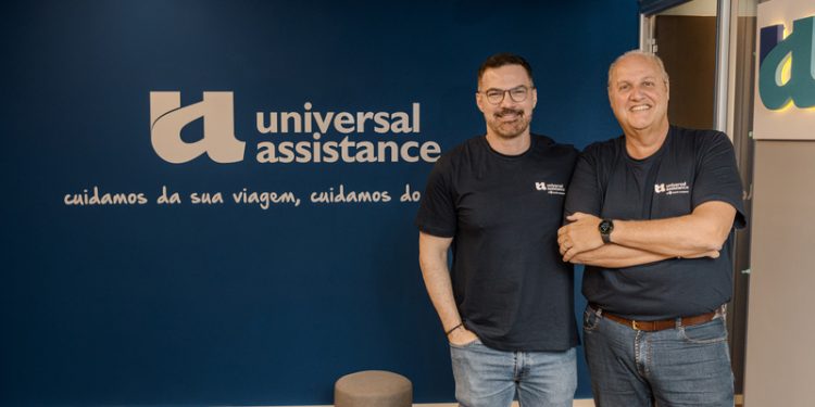 Danilo Godoy é o diretor de Vendas, Marketing e E-Commerce; e Maurício Amaral é o CEO da Universal Assistance no Brasil