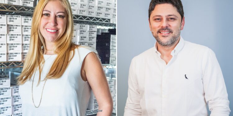 Tatiany Martins, vice-presidente da Pitzi, e Thiago Muniz Schmidt,  gerente nacional de Affinity da Sabemi