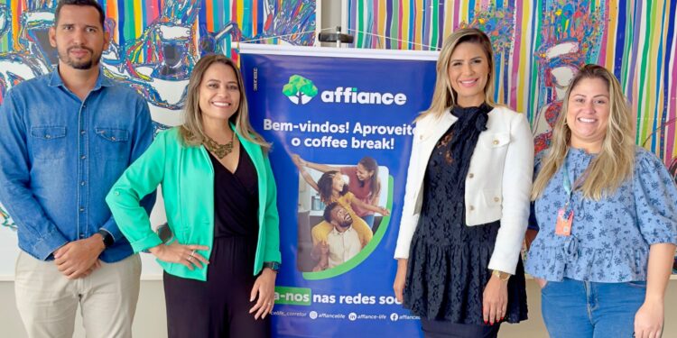 Darlem Gonçalves (Simetria Brasil), Cristiane Afonso (Assessoria Benefício Intelectual), Fabiana Cardoso (Affiance) e Thais Oliveira (Aurora Saúde)